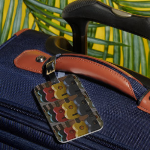 Etiqueta De Bagagem Yellow Ukuleles
