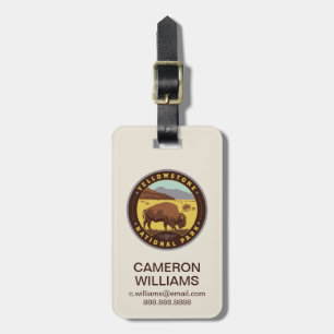 Etiqueta De Bagagem Yellowstone National Park