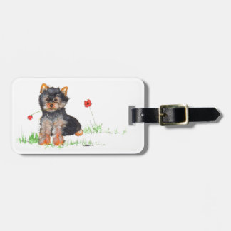 Etiqueta De Bagagem Yorkshire terrier pup