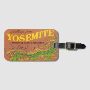 Etiqueta De Bagagem Yosemite