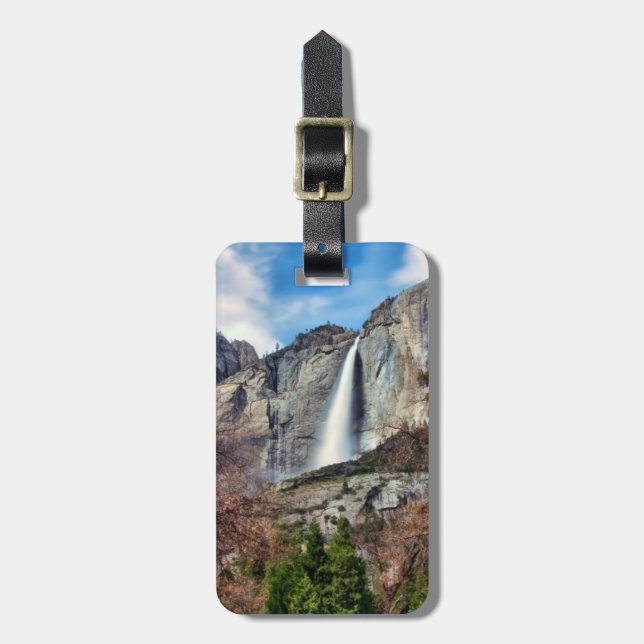 Etiqueta De Bagagem Yosemite Falls (Frente Vertical)