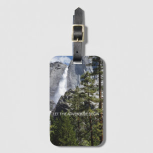Etiqueta De Bagagem Yosemite Falls Adventure