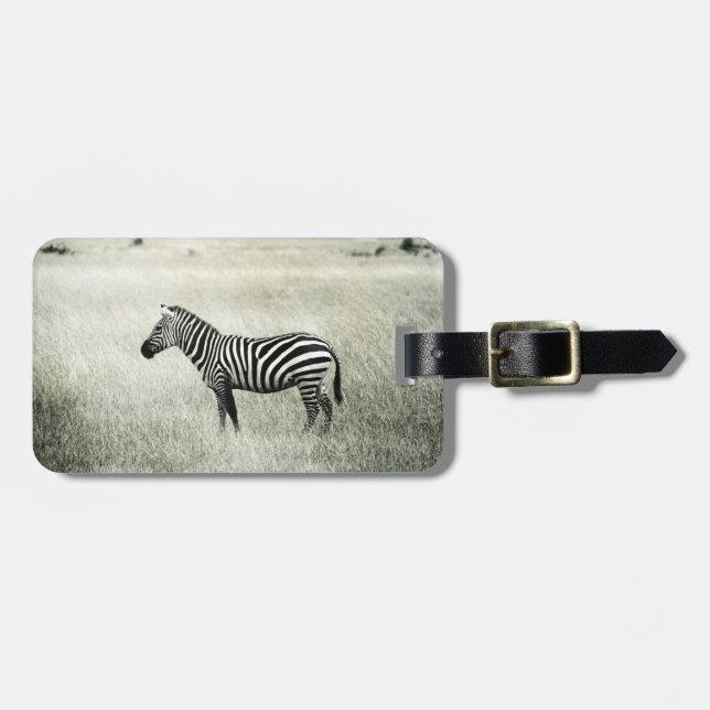 Etiqueta De Bagagem Zebra (Frente Horizontal)