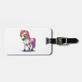 Etiqueta De Bagagem  Zombie Unicorn