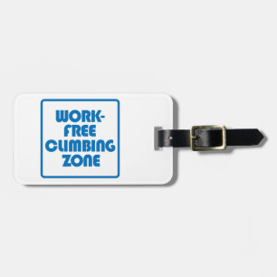 Etiqueta De Bagagem Zona de Subida Sem Trabalho