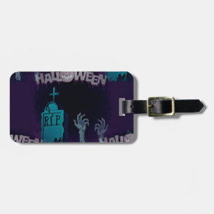 Etiqueta De Bagagem zumbi de halloween