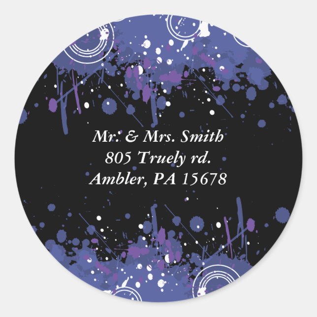 Etiqueta de Bar de Violão acústico Bat Mitzvah Rep (Frente)