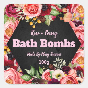 Etiqueta de Bath-Bomb Personalizada