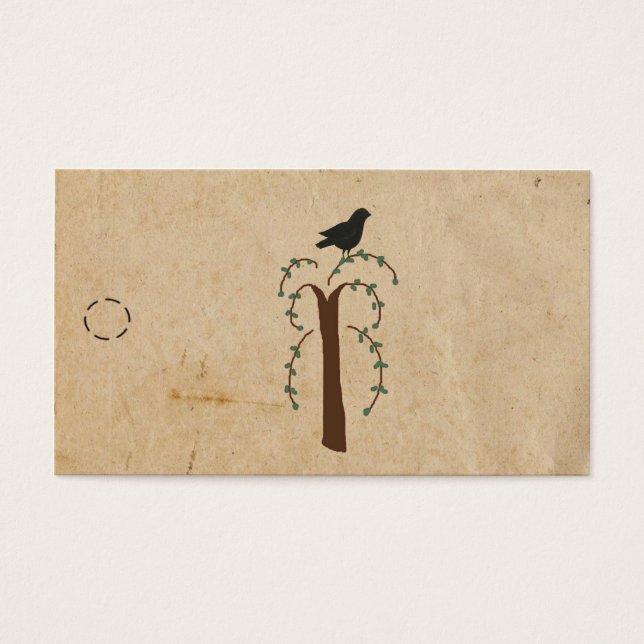 Etiqueta de bloqueio de árvore primitiva (Frente)