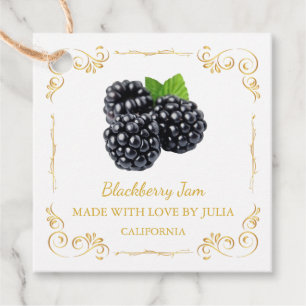 Etiqueta de Bloqueio de Blackberry Jam Square
