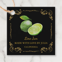 Etiqueta de bloqueio de Limão de home emade