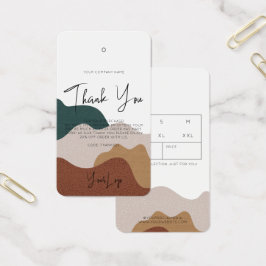 Etiqueta de bloqueio de negócios do Abstrato Boho