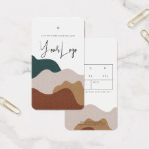 Etiqueta de bloqueio de negócios do Abstrato Boho