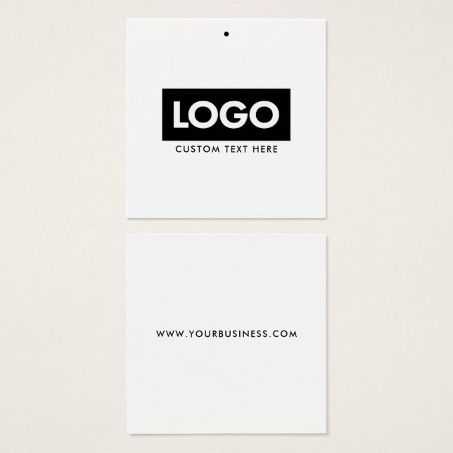 Etiqueta de bloqueio de vestuário da etiqueta do l (Frente & Verso)