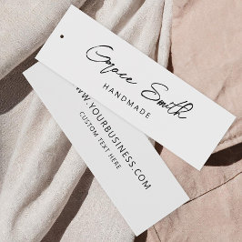 Etiqueta de Bloqueio de Vestuário de Negócio Moder