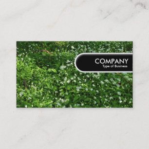 Etiqueta de Borda Arredondada - Flores de Madeira