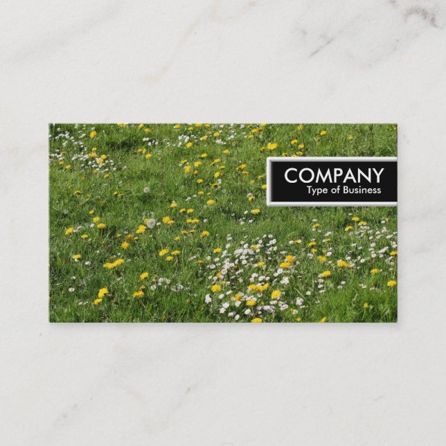 Etiqueta de Borda - Flores de Prados (Frente)