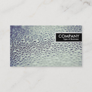 Etiqueta de borda - Gotas de água no vidro 01