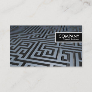 Etiqueta de borda - Maze metálico