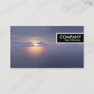 Etiqueta de borda - nascer do sol/pôr do sol