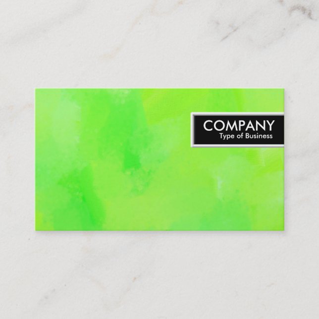 Etiqueta de borda - Verde pintado II (Frente)