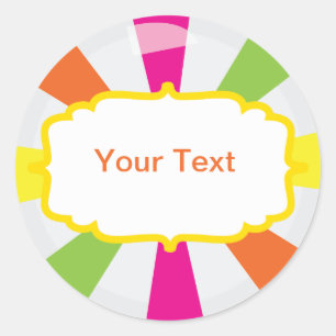 Etiqueta de Buffet do Giant Party