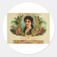 Etiqueta de Caixa de Cigarros Antica Isabella (L11