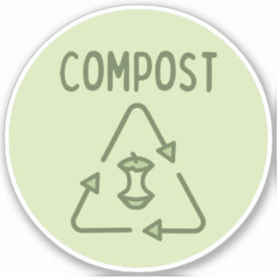 Etiqueta de Caixa de Compostagem