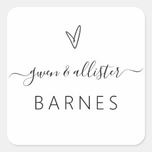 Etiqueta de Caixa de Favoritos do Adesivo de Carta