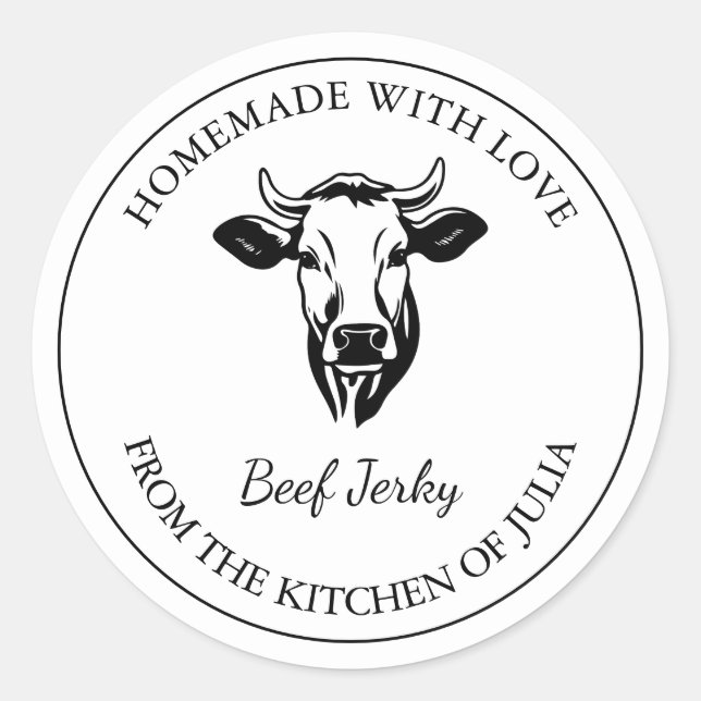 Etiqueta de carne de bovino casada (Frente)