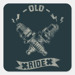 Etiqueta de carona antiga