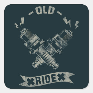 Etiqueta de carona antiga