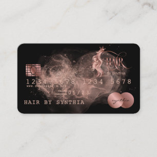 Etiqueta de Cartão de Crédito Estyled de Cabelo Do
