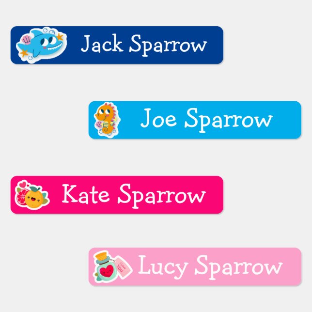 Etiqueta de Cartoon Animal Boy & Girl Sticker (Grupo)