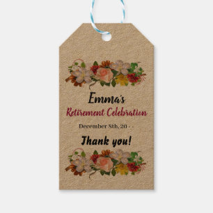 Etiqueta de Celebração de Aposentação