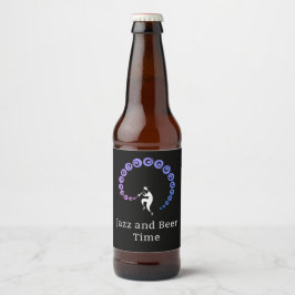 Etiqueta de Cerveja Azul Lilac, Musicalista de Tro
