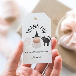 Etiqueta de Chá de fraldas de Halloween de SUGARBO