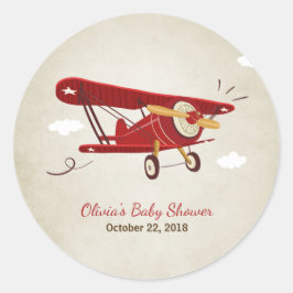 Etiqueta de chá de fraldas do avião Sticker Advent