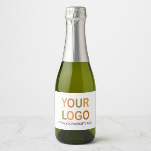 Etiqueta de champanhe do logotipo de marca comerci