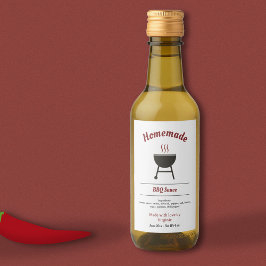 Etiqueta de CHURRASCO de molho de churrasco