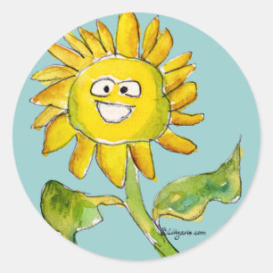 Etiqueta de Clipart do girassol