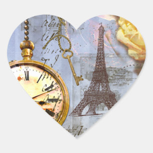 Etiqueta de Coletor de Coração e Rosas Amarelas