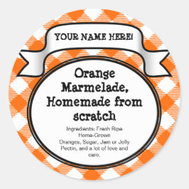 Etiqueta de colocação em latas personalizada do