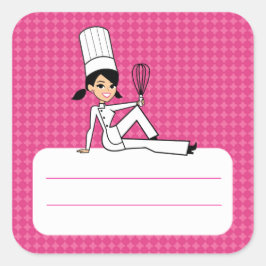 Etiqueta de Comida da Cozinha Personalizada