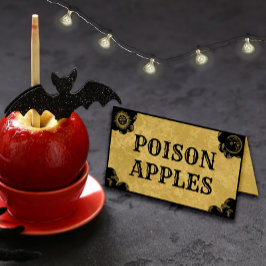 Etiqueta de Comida Gótica com Conselho de Espírito