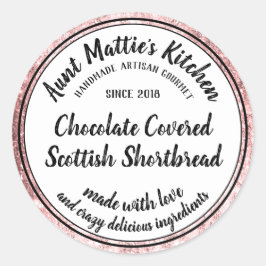 Etiqueta de Comida Gourmet Artisan para uso manual