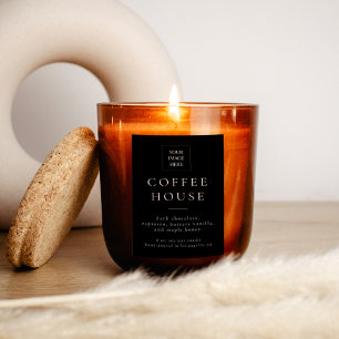 Etiqueta De Comida Ou Vela Moderna