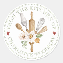 Etiqueta de Comida para ferramentas de pastelaria