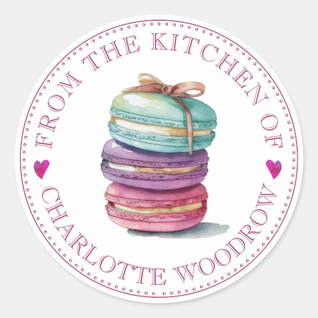 Etiqueta de Comida para ferramentas de pastelaria (Frente)