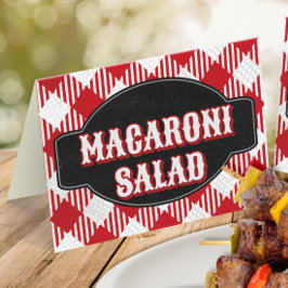 Etiqueta de Comida torcida/dobrada para Festa de a